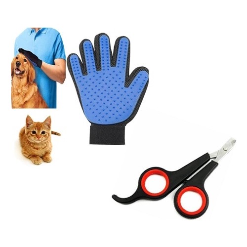 İndirim Kap Kedi Köpek Tırnak Makası ve Tüy Toplama Eldiveni Fiyatı
