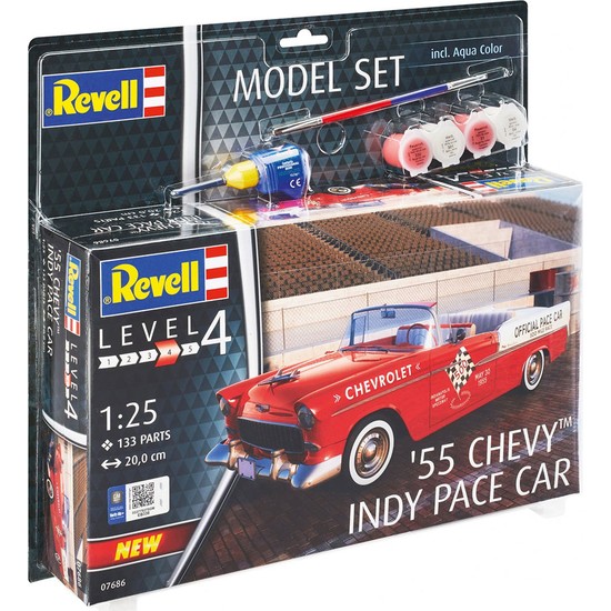 Revell Maket Model Set 55 Chevy Indy VBA67686