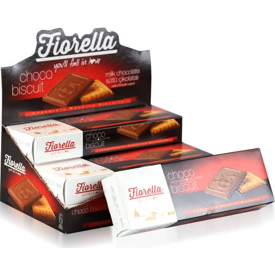 Fiorella Chocobiscuit Sütlü Çikolatalı Bisküvi 102 gr x 6'lı