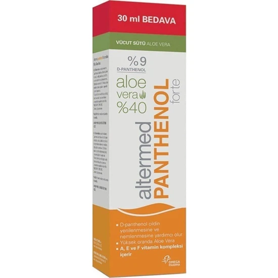 Altermed Panthenol Forte Vücut Sütü %9 230 ml