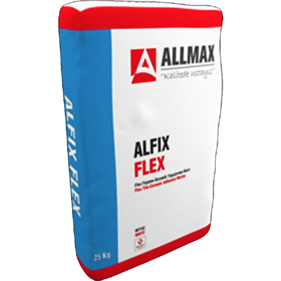 Allmax Alfix Flex Seramik Yapıştırma Harcı Beyaz 25 kg
