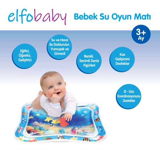 Elfobaby Bebek Su Oyun Matı Fiyatı Taksit Seçenekleri