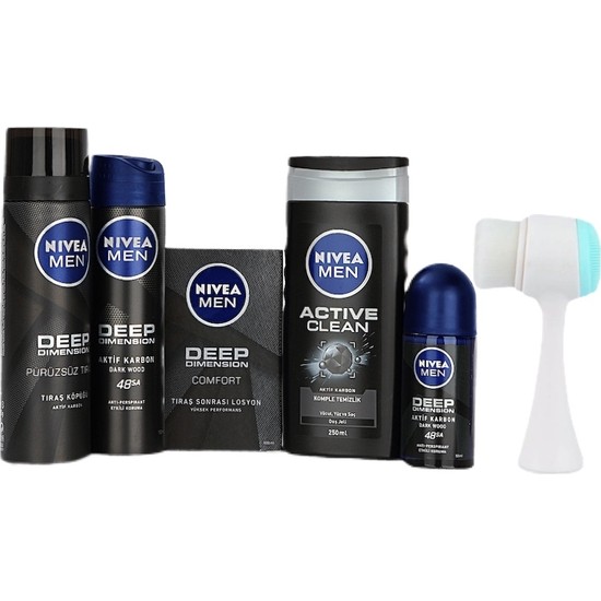 Nivea Men Erkek Cilt Bakım Seti + Yüz Temizleme Fırçası Fiyatı