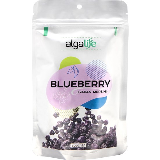 Algalıfe Blueberry Yaban Mersini Kuru Meyve 100 gr