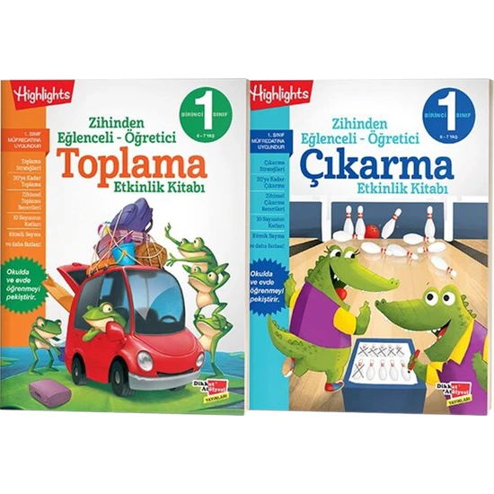 Toplama - Çıkarma Etkinlik Kitabı 1 Seti