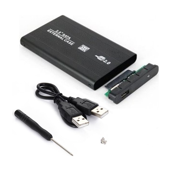 SpeedUF USB 2.5 Sata HDD Harddisk Kutu Aliminyum Gövde - Harici HDD Hard Disk Kutusu