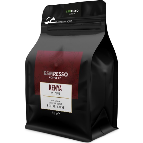 Esmresso Kenya Aa Plus Filtre Kahve 250 gr