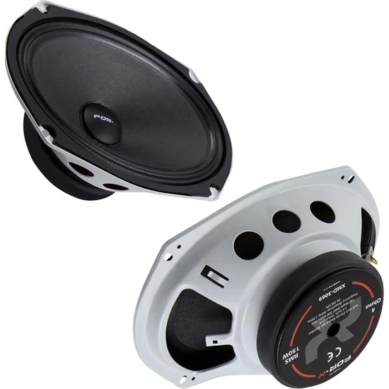 Forx Xmd-3069 300watt 150rms 6x9 Oval Midrange