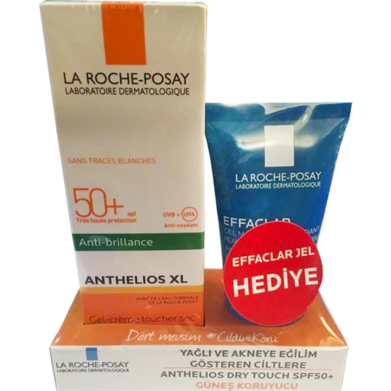 La Roche Posay Anthelios Dry Touch Gel Cream Spf 50+ Effaclar Jel