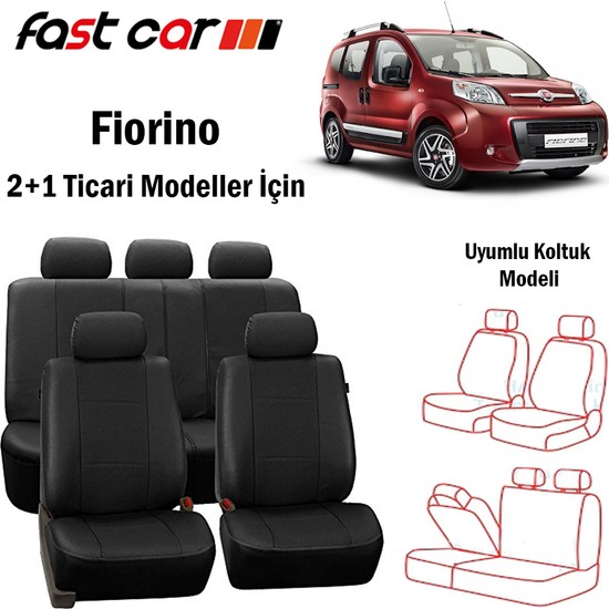 Fast Car Fiorino Oto Koltuk Kılıfı Arka 2+1 Koltuk Modeli Fiyatı