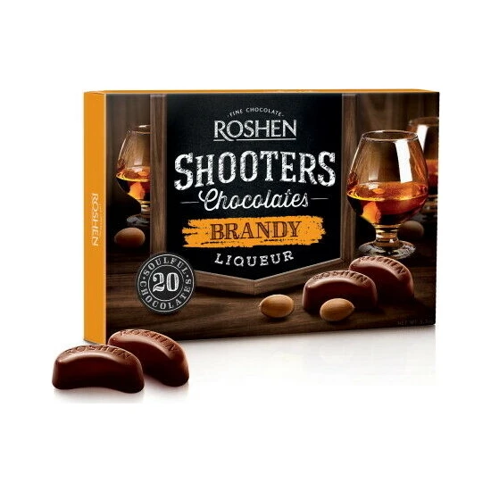 Roshen Shooters Chocolates Brandy Likörlü Çikolata 150 gr
