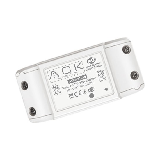 Ack Akıllı Ev Anahtarı WiFi Smart Switch AY2601010 Fiyatı