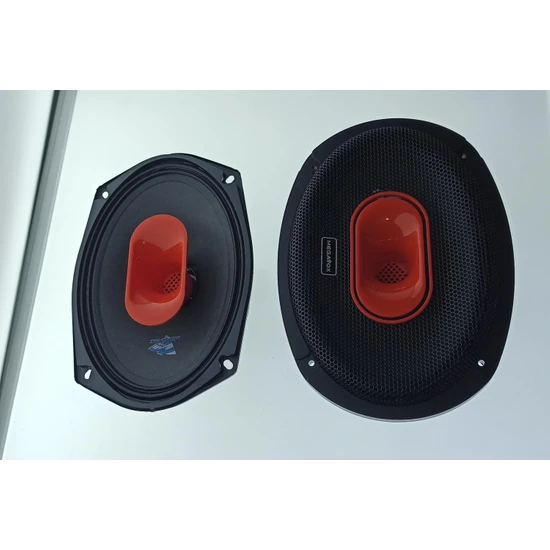 Megavox Yeni Seri Megavox M-69T 6x9 Oval Midrange 600W 150 Rms