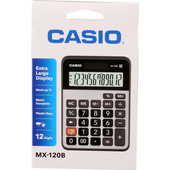 Casio MX-120B 12 Hane Masa Üstü Hesap Makinesi Fiyatı