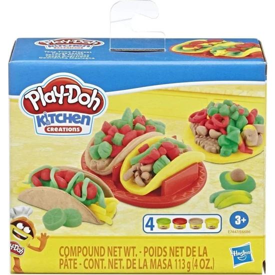 Play-Doh Kitchen Creations Şefin Mutfağı Taco Zamanı Oyun Hamuru
