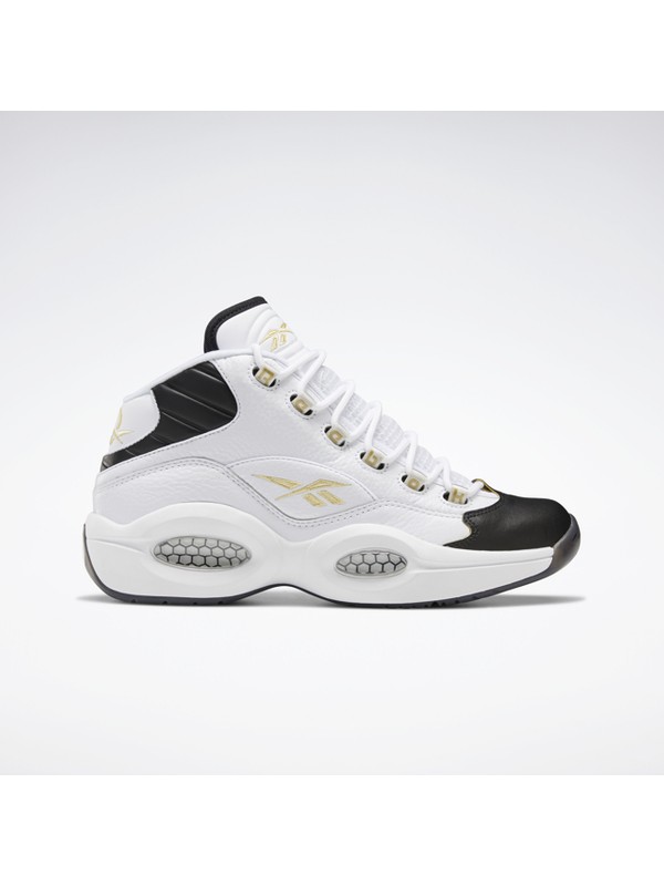 reebok question mid white black