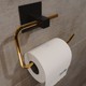 Bino Gold Paslanmaz Çelik Wc Kağıtlık, Tuvalet Kağıtlığı, Tuvalet Kağıdı Askısı,yapışkanlı Tasarım