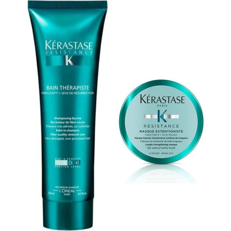 Kerastase Resistance Bain Therapiste [3-4] Yenileyici Şampuan 250 ml + Masque Extentioniste Saç Maskesi 75 ml