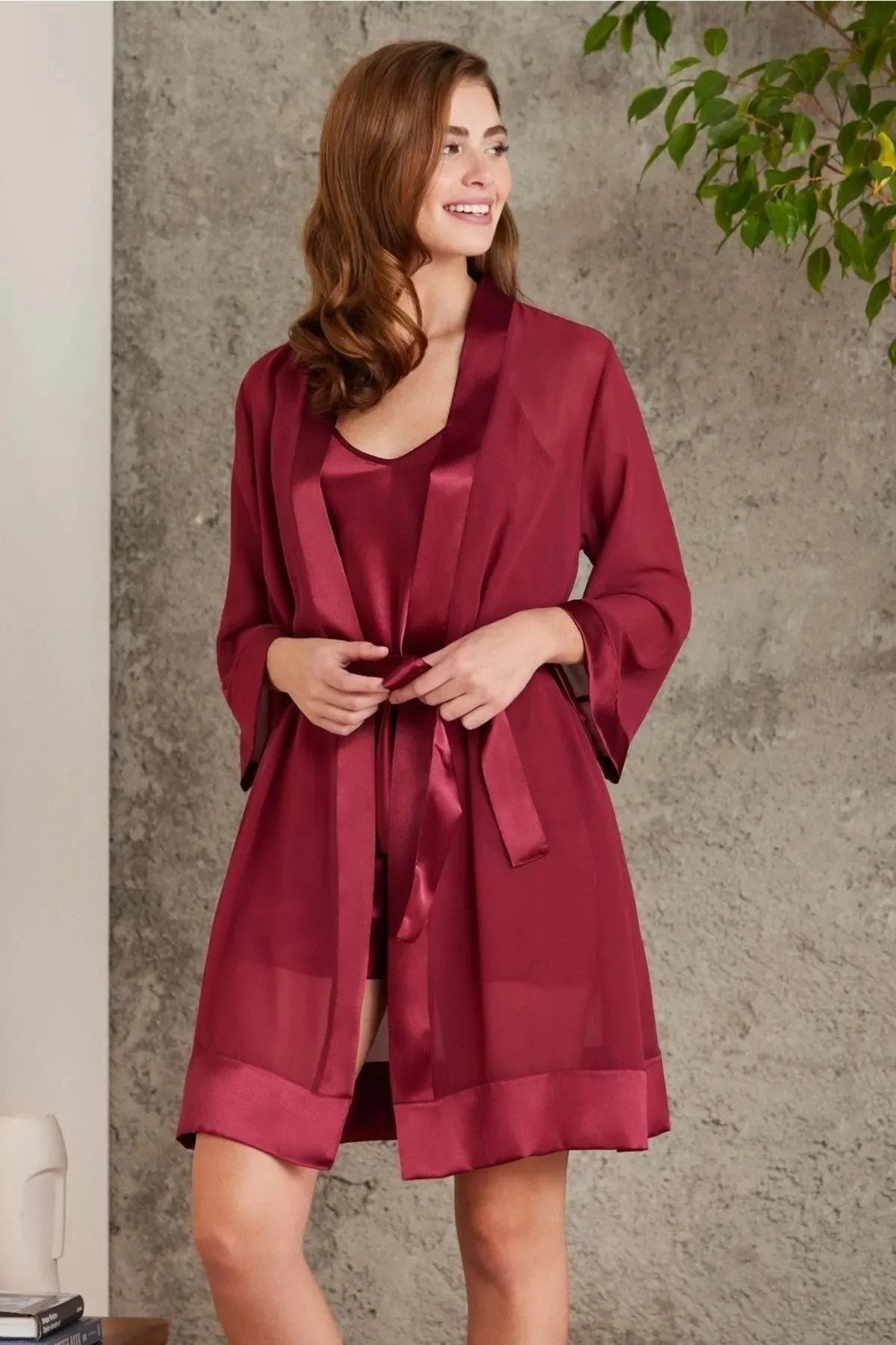 Pierre Cardin 7085 4lü Saten Set görsel 2