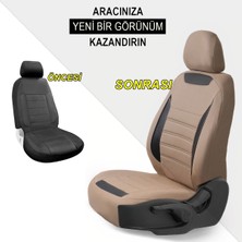 Z&C MAXTECH Alfa Romeo Mito Uyumlu Özel Tasarım Oto Koltuk Kılıfı Seti Smart B