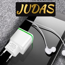 Judas A7 Şarj Adaptörü 4 Port + J16 Type-C 6A/66W Şarj Kablosu -3mt
