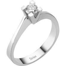 Sirius Pırlanta G Renk 0,28 Karat Pırlanta Tektaş Yüzük 0415R0083