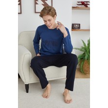 Kly Pijama Kly 6002 Sıfır Yaka Orta Kalın Pijama Takım