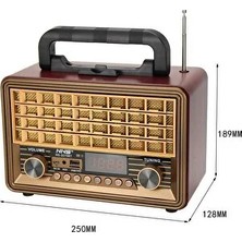 Qoovi NS-2072BT Am/fm/sw/ Bluetooth Nostaljik Radyo