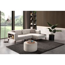 Edsy Home Drog Köşe Koltuk Takımı Krem