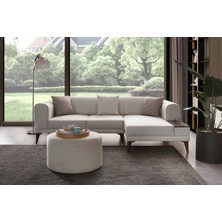 Edsy Home Drog Köşe Koltuk Takımı Krem