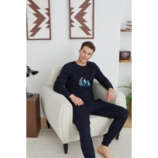 Kly Pijama Kly 1031 Feather Sıfır Yaka Pijama Takım