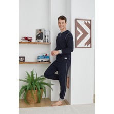Kly Pijama Kly 1034 Sıfır Yaka Orta Kalın Pijama Takım