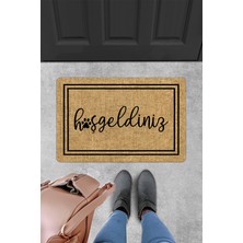 Evaşk Kapı Önü Paspası Vinil Kaymaz Tabanlı