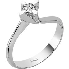 Sirius Pırlanta G Renk 0,19 Karat Pırlanta Tektaş Yüzük 0415R0099