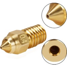 Cin 0.4mm High-Speed Pirinç Nozzle - Creality Ender 5 S1 Uyumlu