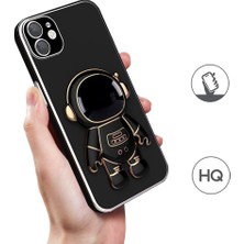 DEİLMİ iPhone 11 Kılıf Astronot Seri Stant Silikon Kapak