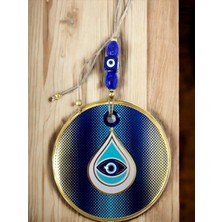 Mixperi Puantiyeli Damla Desen Nazar Boncuklu Duvar Süsü Gözlü Duvar Dekoru