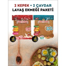 4'LÜ (2 Ekşi Mayalı Kepek + 2 Ekşi Mayalı Çavdar Lavaş Ekmeği) Paketi