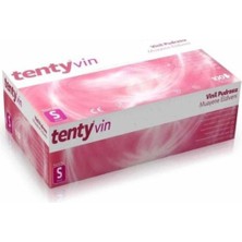 Tenty 100'LÜ Tenty Şeffaf Pudrasız Vinil Müayene Eldıvenı Small