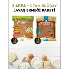 4'LÜ (2 Adet Ekşi Mayalı Arpa + 2 Adet Ekşi Mayalı Tam Buğday Lavaş Ekmeği) Paketi