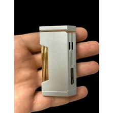 Silvio Monetti Yandan Tetikli Gazlı Çakmak Gümüş 109216