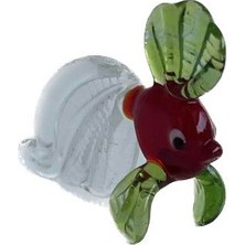 Hasyılmaz El Yapımı Mini Murano Cam Balık Biblo A113-01