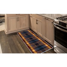 Colorix Kaymaz Deri Taban Tezgah Önü Mutfak Paspası 75X150 cm No: 705