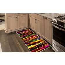 Colorix Kaymaz Deri Taban Tezgah Önü Mutfak Paspası 75X150 cm No: 646