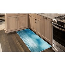 Colorix Kaymaz Deri Taban Tezgah Önü Mutfak Paspası 75X150 cm No: 631