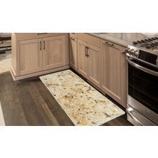 Colorix Kaymaz Deri Taban Tezgah Önü Mutfak Paspası 75X150 cm No: 722