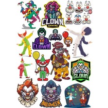 Reysa Tasarım Paylanço Joker Sticker Ser 19 Parça Telefon, Tablet, Defter, Laptop Sticker