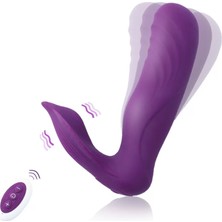 Love Glow Febıa Kablosuz Kumandalı G-Spot ve Klitoris Uyarıcı Külot Içi Giyilebilir 2 In 1 Vibratör