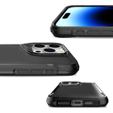 AktarMobile iPhone 15 Pro Uyumlu Kılıf Silikon Kapak Agresif Tasarım Yükseltilmiş Kenarlar Üstün Koruma