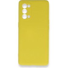 Pluscep Aksesuar Oppo Reno 4 Pro ile Uyumlu Lansman Silikon Kapak (Kamera Korumalı) Telefon Kılıfı